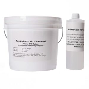 AM 115T Translucent Silicone Rubber - 1 Gallon Kit