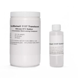 AM 115T Translucent Silicone Rubber - 1 Quart Kit
