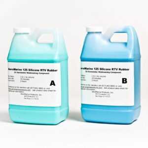 AM 125 - Simple 1:1 Mix Silicone Rubber - 1 Gallon Kit