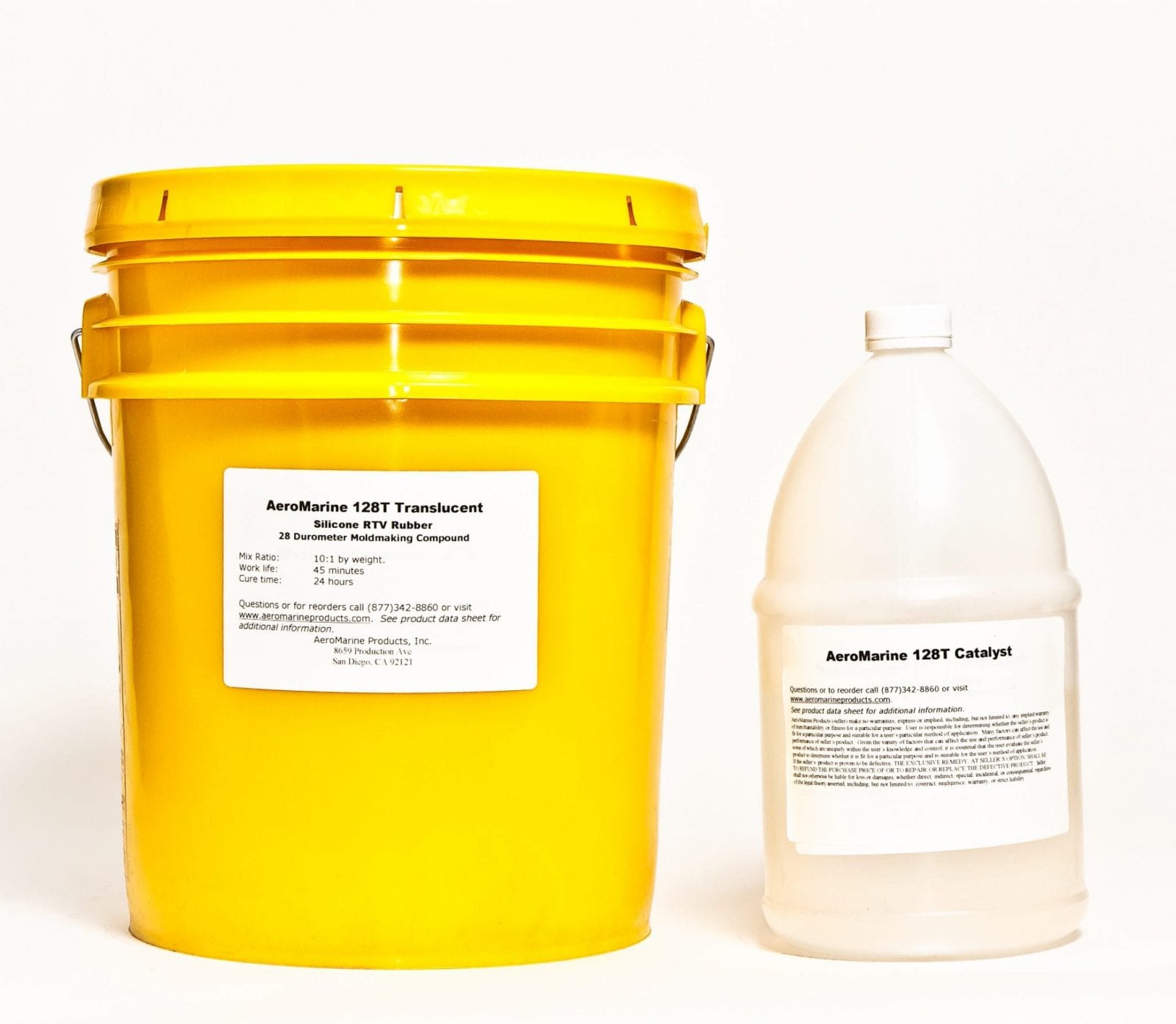 AM 125 1:1 Mix Silicone Rubber - 1 Gallon Kit - AeroMarine