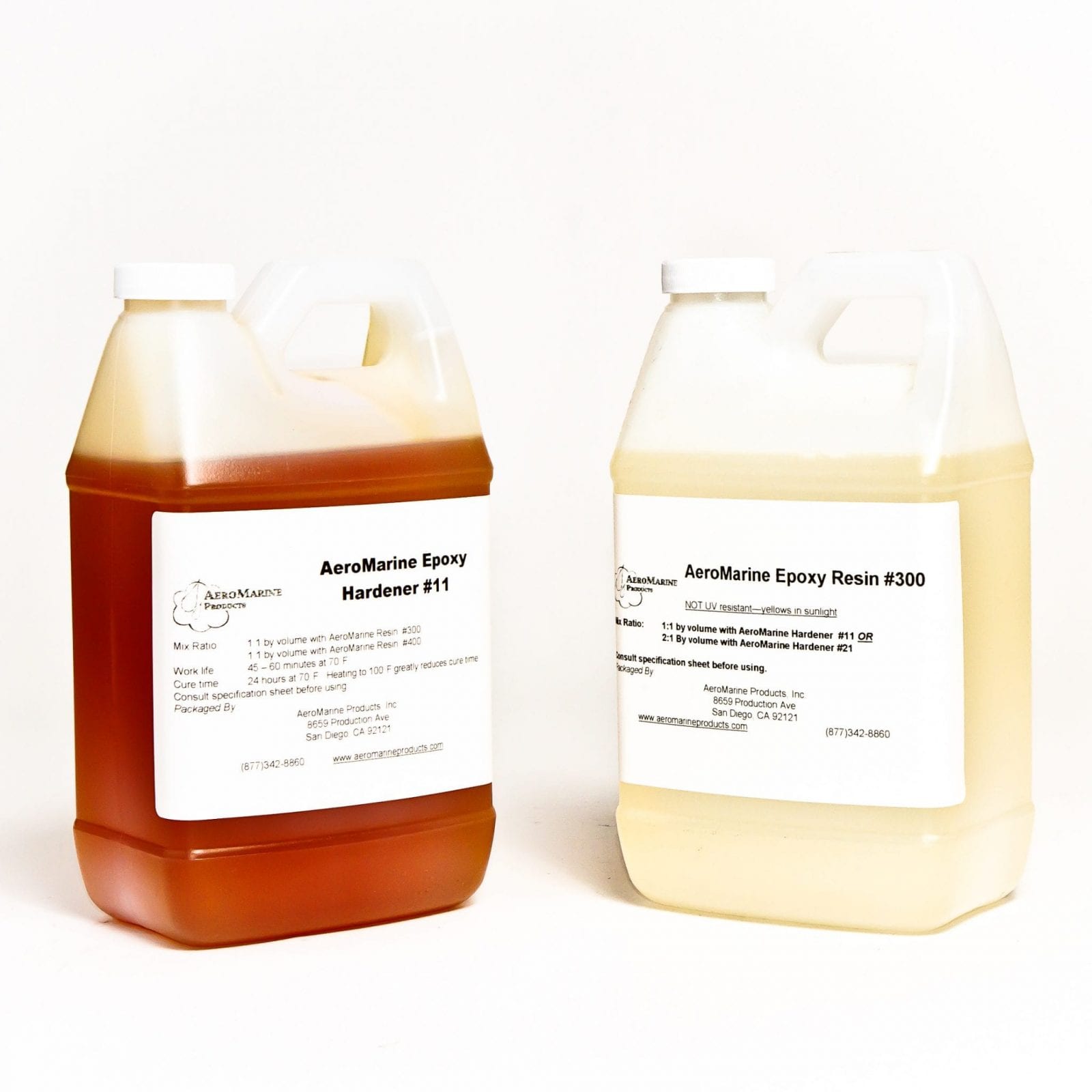 5 Minute Quick Set Epoxy - 1 Gallon Kit - Aeromarine Products Inc.