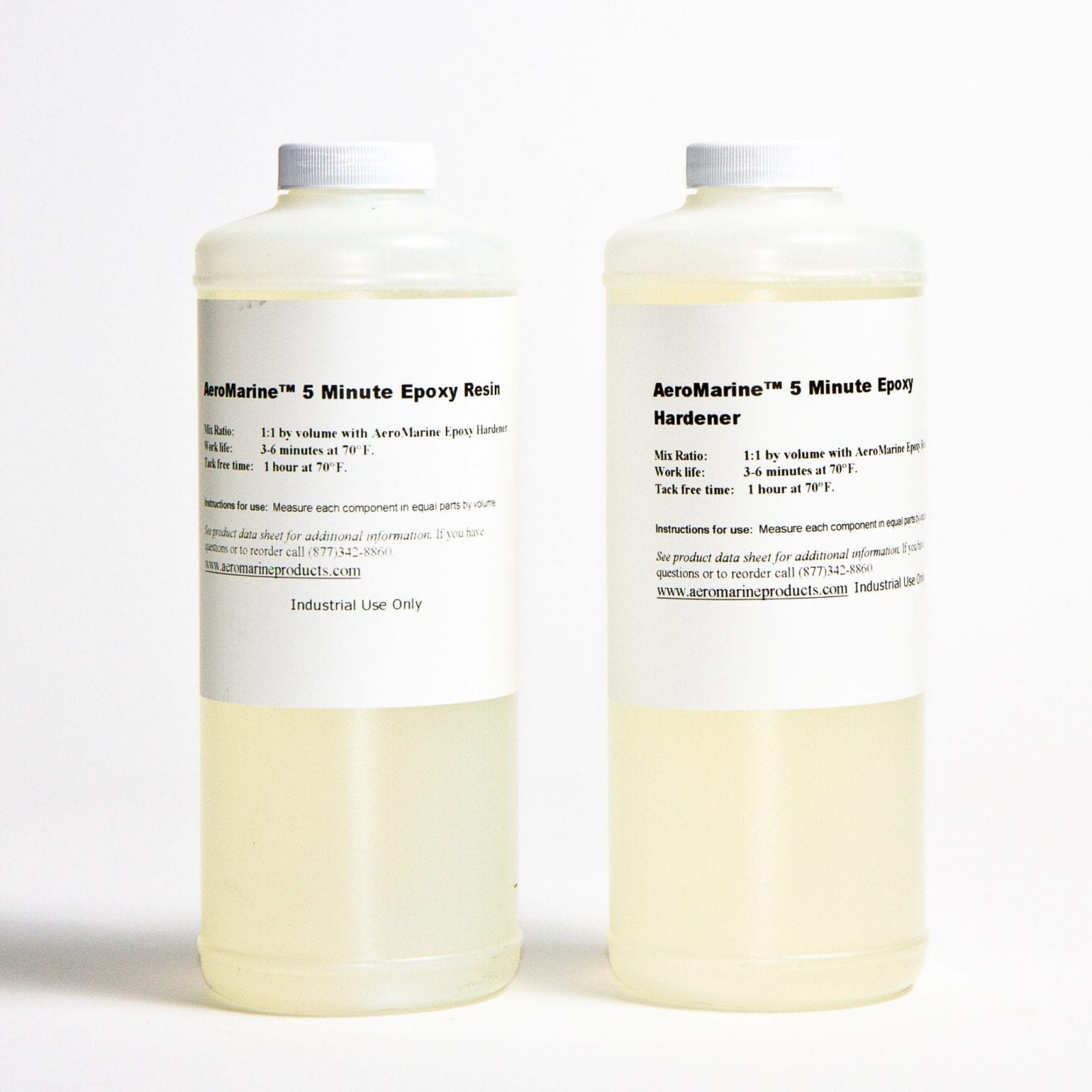 5 Minute Quick Set Epoxy - 1/2 Gallon Kit - Aeromarine Products Inc.