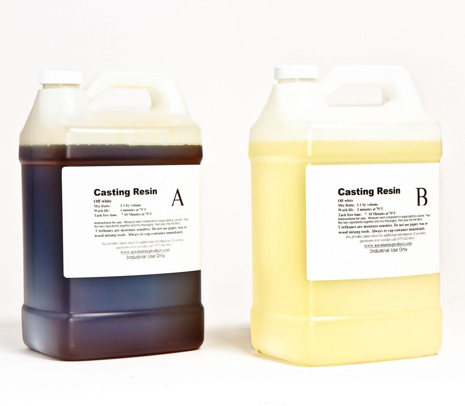 White Casting Resin - 1/2 Gallon Kit - Aeromarine Products Inc.