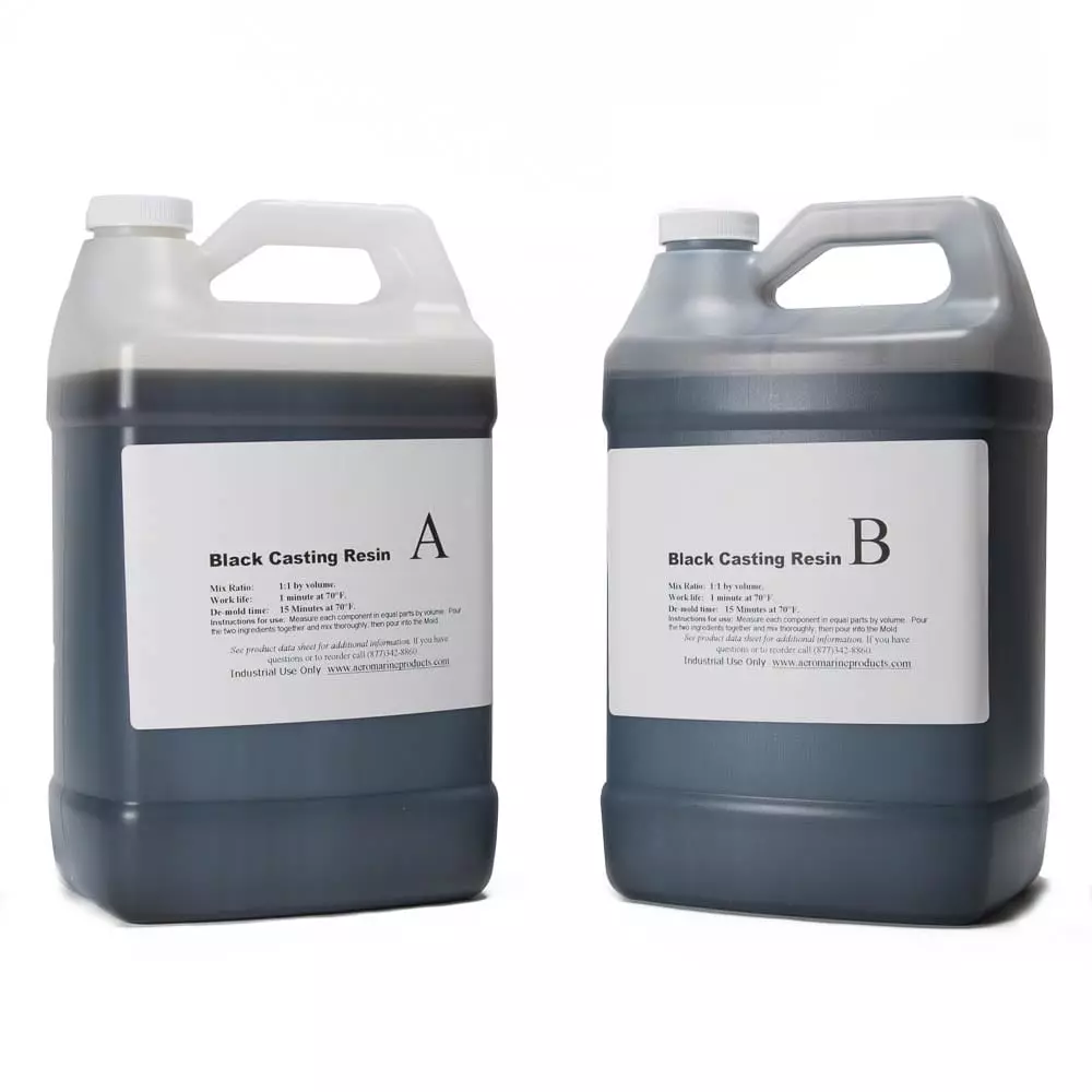 Black Casting Resin - Gallon Kit - Aeromarine Products Inc.