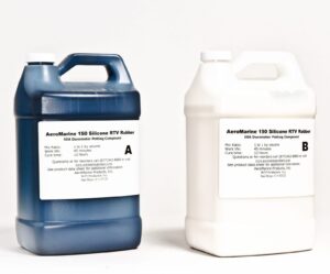 AM 150 Black Silicone Potting & Encapsulation RTV Rubber - 2 Quart Kit