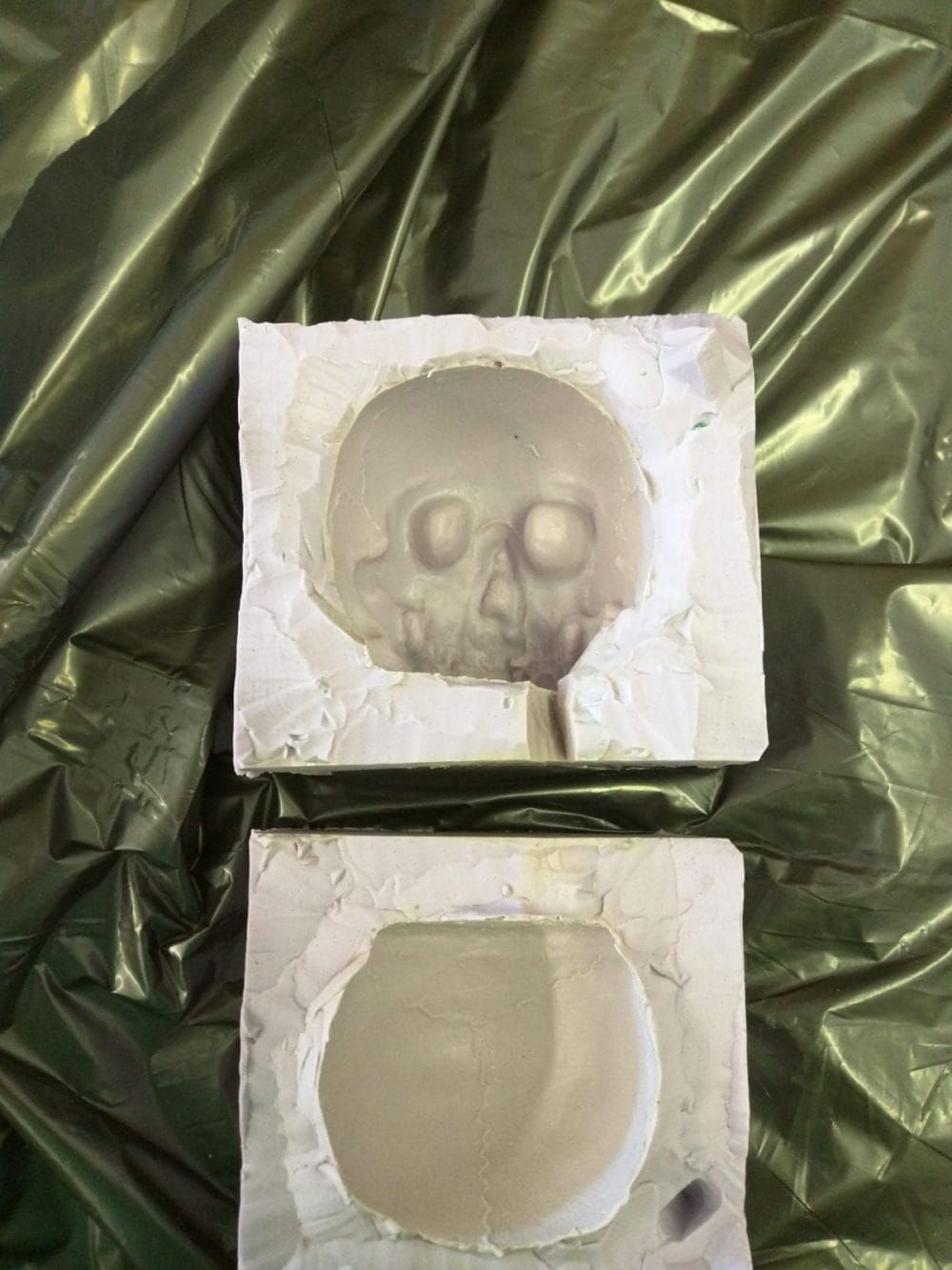 Roto Casting Resin in a Two Part Silicone Mold AeroMarine