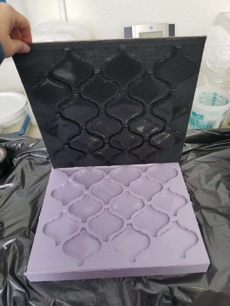 Concrete Stamp Made from Urethane Rubber Aeromarine Products Inc.