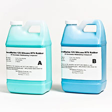 AM 125 – Simple 1:1 Mix Silicone Rubber – 1 Gallon Kit